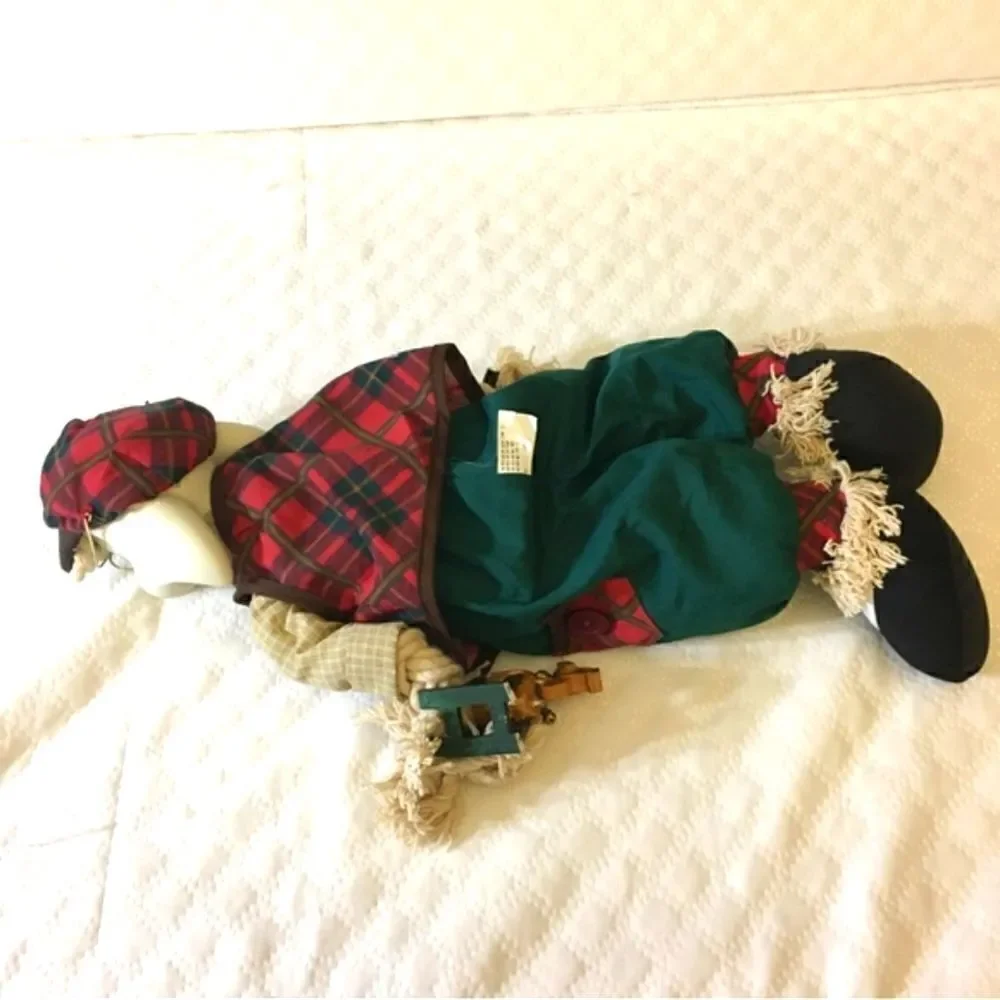 Christmas Vtg Bunny Decor